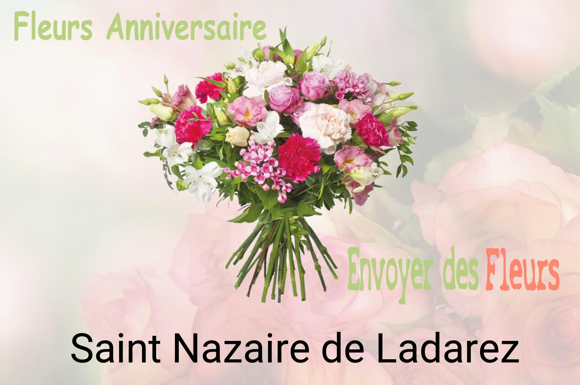 Bouquet de fleurs d’anniversaire livré à Saint-Nazaire-de-Ladarez