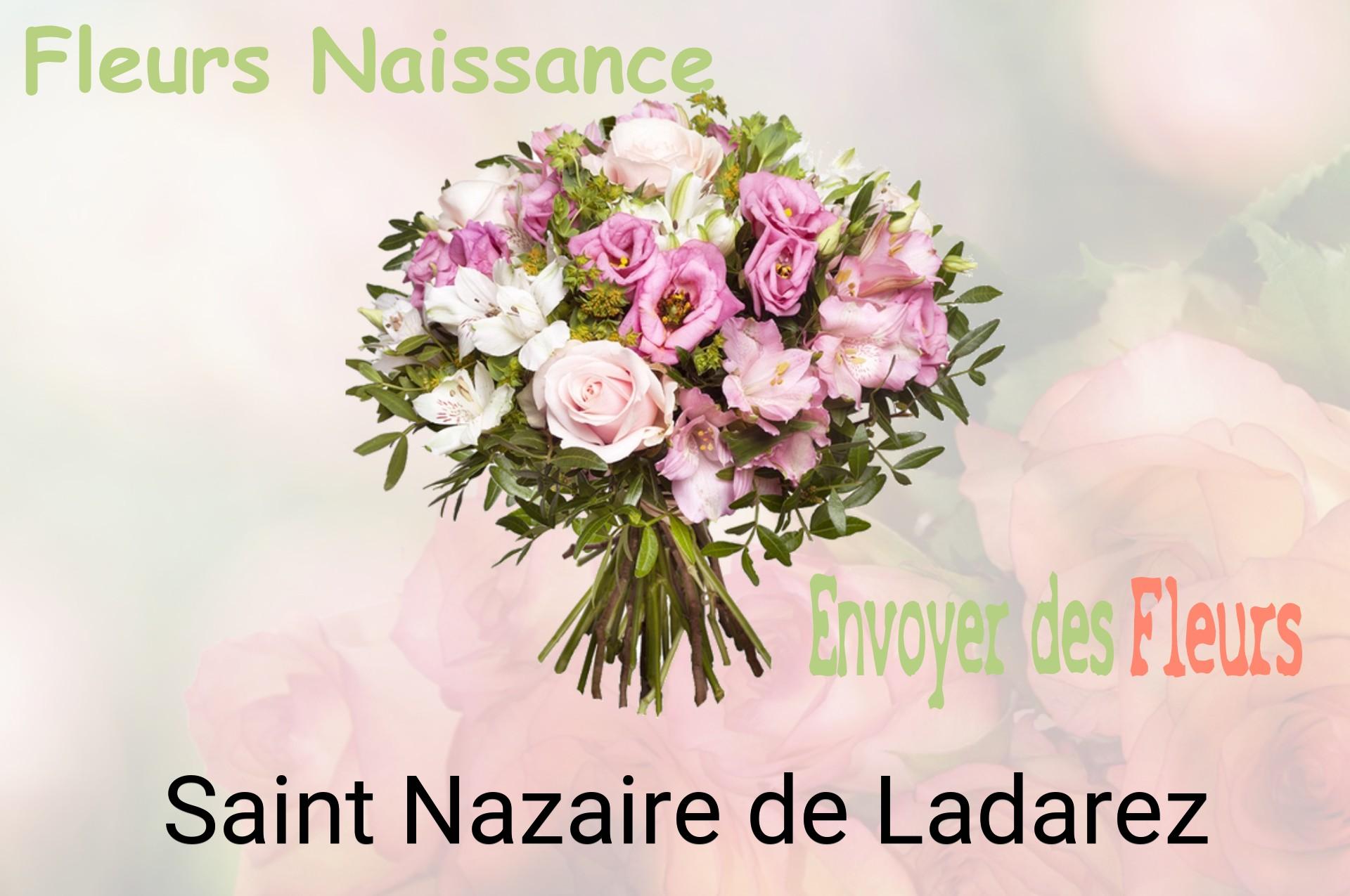 Bouquet de fleurs de naissance livré à Saint-Nazaire-de-Ladarez